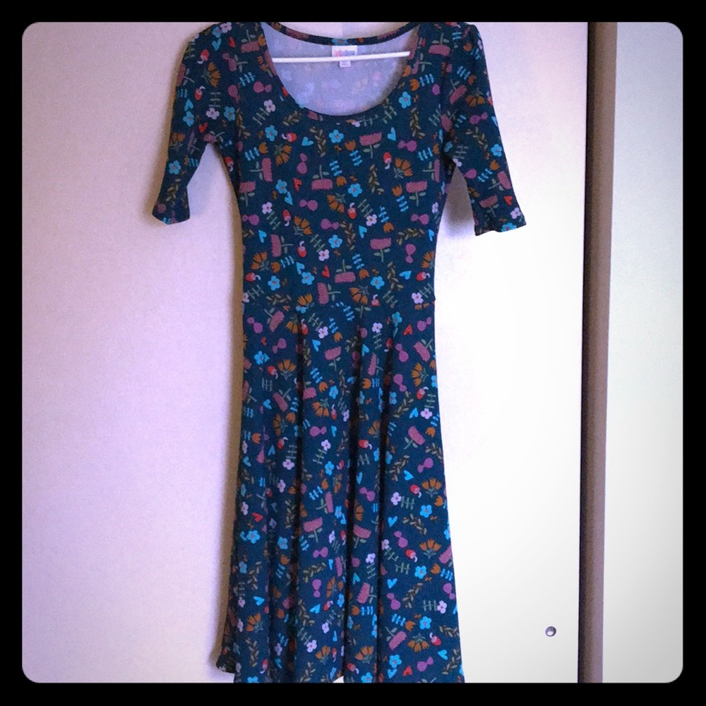 🦄🦄🦄💕 RARE Lularoe Nicole Dress XS